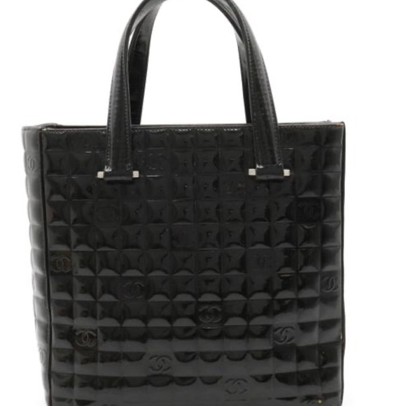 CHANEL Handbag Tote Chocolate bar Coco mark with certificate of authenticity - Picture 3 of 15